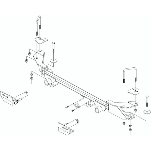 2015-2018 FORD EDGE TOW BAR MNTG BRKT KIT